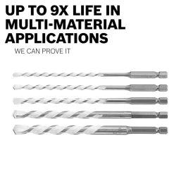 Daredevil 1/4 in. Multi-Purpose Tungsten Carbide Drill Bit for Drilling Tile, Masonry, Wood, Metal and Concrete by Bosch -Bosch outlet store bosch masonry drill bits mp06 fa 1000