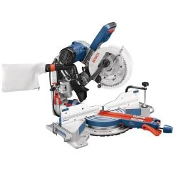 15 Amp Corded 10 in. Dual-Bevel Sliding Glide Miter Saw with 60-Tooth Carbide Saw Blade by Bosch