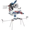 15 Amp Corded 10 in Dual-Bevel Sliding Glide Miter Saw with 60-Tooth Carbide Saw Blade and Bonus Folding-Leg Stand by Bosch