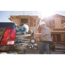 15 Amp Corded 10 in. Dual-Bevel Sliding Glide Miter Saw with 60-Tooth Saw Blade and Bonus Gravity Rise Stand with Wheels by Bosch -Bosch outlet store bosch miter saws cm10gd t4b 76 1000