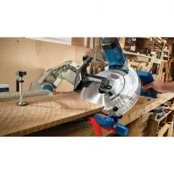15 Amp 12 in. Corded Dual-Bevel Sliding Glide Miter Saw with 60 Tooth Saw Blade and Bonus 32-1/2 in. Portable Stand by Bosch -Bosch outlet store bosch miter saws gcm12sd gta3800 76 1000