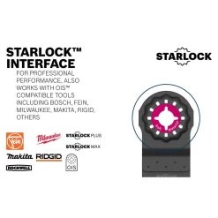 Starlock Oscillating Multi-Tool Accessory Blade Set (6-Piece) by Bosch -Bosch outlet store bosch oscillating tool attachments osl006 31 1000