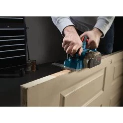6.5 Amp 3-1/4 in. Corded Planer Kit with 2 Reversible Woodrazor Micrograin Carbide Blades and Carrying Case by Bosch -Bosch outlet store bosch planers pl2632k fa 1000