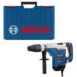 13 Amp Corded 1-5/8 in. SDS-max Variable Speed Rotary Hammer Drill with Auxiliary Side Handle and Carrying Case by Bosch