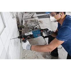 8.5 Amp Corded 1-1/8 in. SDS-Plus Variable Speed Concrete/Masonry Rotary Hammer Drill with Carrying Case by Bosch 17 8.5 Amp Corded 1-1/8 in. SDS-Plus Variable Speed Concrete/Masonry Rotary Hammer Drill with Carrying Case by Bosch -Bosch outlet store bosch rotary hammers gbh2 28l c3 1000