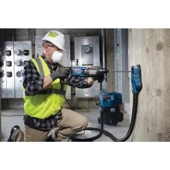 Factory Reconditioned 8.5 Amp Corded 1-1/8 in. SDS-Plus Concrete/Masonry Rotary Hammer Drill with Carrying Case by Bosch -Bosch outlet store bosch rotary hammers gbh2 28l rt 4f 1000