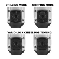 12 Amp 1-9/16 in. Corded Variable Speed SDS-Max Combination Concrete/Masonry Rotary Hammer Drill with Carrying Case by Bosch -Bosch outlet store bosch rotary hammers rh540m 66 1000