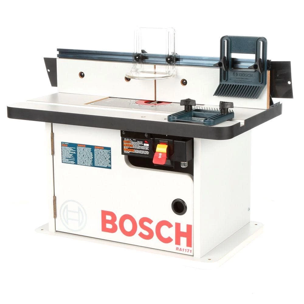 25-1/2 in. x 15-7/8 in. Benchtop Laminated MDF Top Cabinet Style Router Table with 2 Dust Collection Ports by Bosch 4 25-1/2 in. x 15-7/8 in. Benchtop Laminated MDF Top Cabinet Style Router Table with 2 Dust Collection Ports by Bosch - Image 4