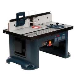 Bosch outlet store 11 27 in. x 18 in. Aluminum Top Benchtop Router Table with 2-1/2 in. Vacuum Hose Port by Bosch