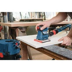 2 Amp 1/4 in. Corded Sheet Orbital Finishing Sander by Bosch 19 2 Amp 1/4 in. Corded Sheet Orbital Finishing Sander by Bosch -Bosch outlet store bosch sheet sanders gss20 40 76 1000