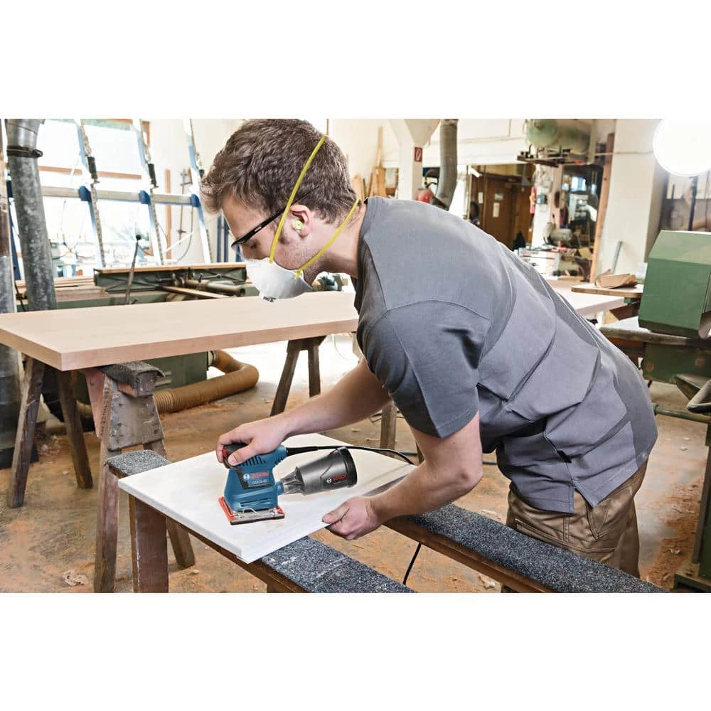 2 Amp 1/4 in. Corded Sheet Orbital Finishing Sander by Bosch 5 2 Amp 1/4 in. Corded Sheet Orbital Finishing Sander by Bosch - Image 5