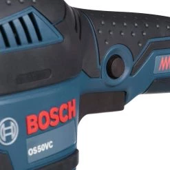 3.4 Amp 1/2 in. Corded Electric Finishing Orbital Sander Kit with Vibration Control for 4.5 in. x 9 in. Sheets by Bosch -Bosch outlet store bosch sheet sanders os50vc 4f 1000