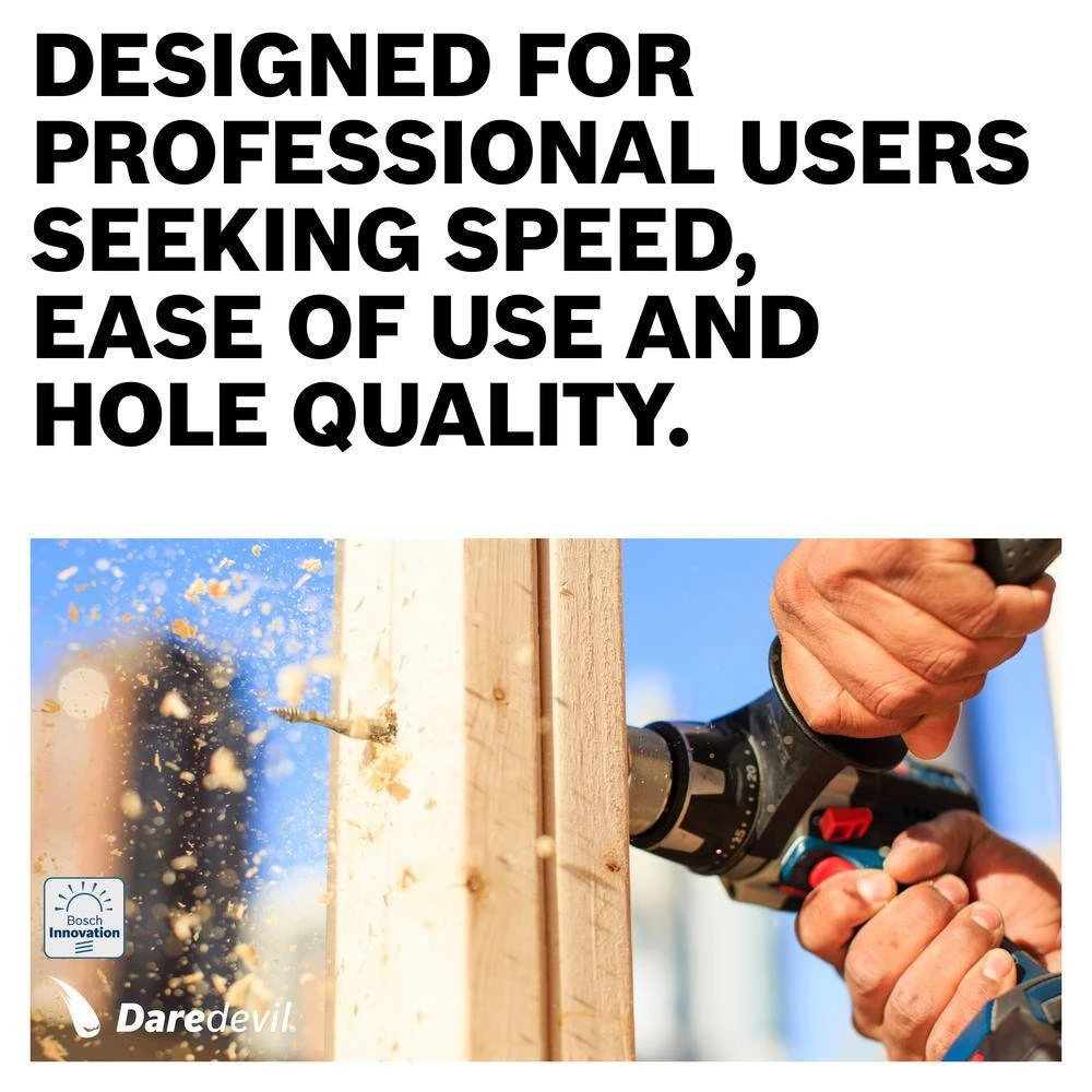 Daredevil 7/8 in. x 6 in. Spade Bit by Bosch 6 Daredevil 7/8 in. x 6 in. Spade Bit by Bosch - Image 6