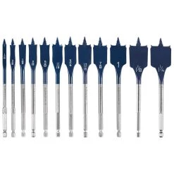 Daredevil High Carbon Steel Standard Spade Bit Set (12-Piece) by Bosch