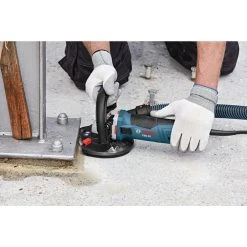 12.5 Amp Corded 5 in. Concrete Surfacing Grinder with Dedicated Dust Collection Shroud by Bosch -Bosch outlet store bosch straight grinders csg15 a0 1000