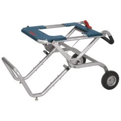 Portable Folding Gravity Rise Table Saw Stand with Wheels by Bosch