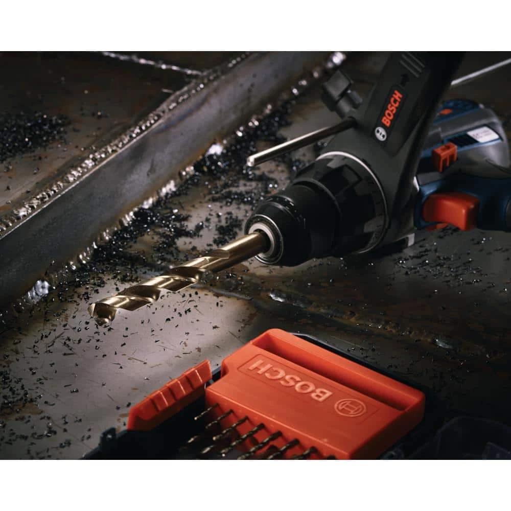 Cobalt M42 Twist Drill Bit Set with Case (14-Piece) by Bosch 4 Cobalt M42 Twist Drill Bit Set with Case (14-Piece) by Bosch - Image 4