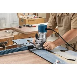 12 Amp 2-1/4 in. Corded Peak Variable Speed Plunge and Fixed Base Router Kit with Hard Case by Bosch -Bosch outlet store bosch wood routers 1617evspk 44 1000
