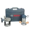 12 Amp 2-1/4 in. Corded Peak Variable Speed Plunge and Fixed Base Router Kit with Hard Case by Bosch