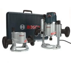 15 Amp Corded Variable Speed Combination Plunge & Fixed-Base Router Kit with Hard Case by Bosch