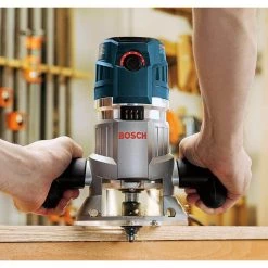 15 Amp 3-1/2 in. 2.3 HP Corded Electric Variable Speed Fixed Base Router Kit with Trigger Control by Bosch -Bosch outlet store bosch wood routers mrf23evs c3 1000